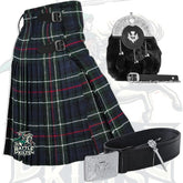 Battle Of Kilts Men’s Tartan Kilt Outfit – 5-Piece Scottish Set with Premium Accessories